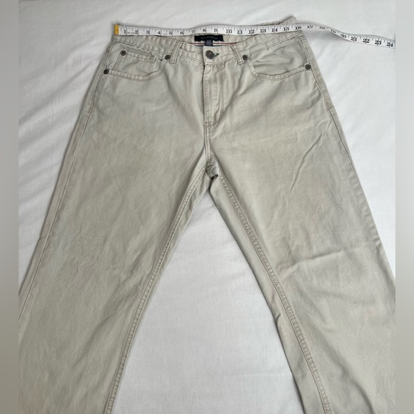 Tommy Hilfiger Men’s 100% Cotton Denim Kaki Jeans 32X32 - Picture 6 of 8